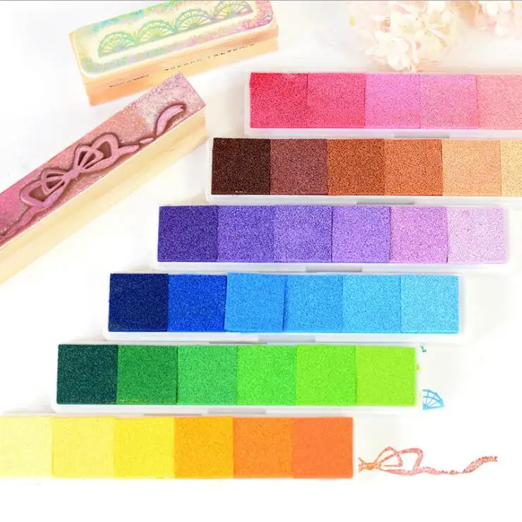 1pc x Gradient Color Ink Pad Inkpad Rubber Stamp Oil Based Finger Print for Decorating Diary Book Paper Card Handicraft Tool
1pc x Gradient Color Ink Pad Inkpad Rubber Stamp Oil Based Finger Print for Decorating Diary Book Paper Card Handicraft Tool