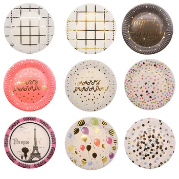 10pcs Disposable tableware set disposable paper plate straw cup gold black red for wedding birthday decoration party supplies
10pcs Disposable tableware set disposable paper plate straw cup gold black red for wedding birthday decoration party supplies