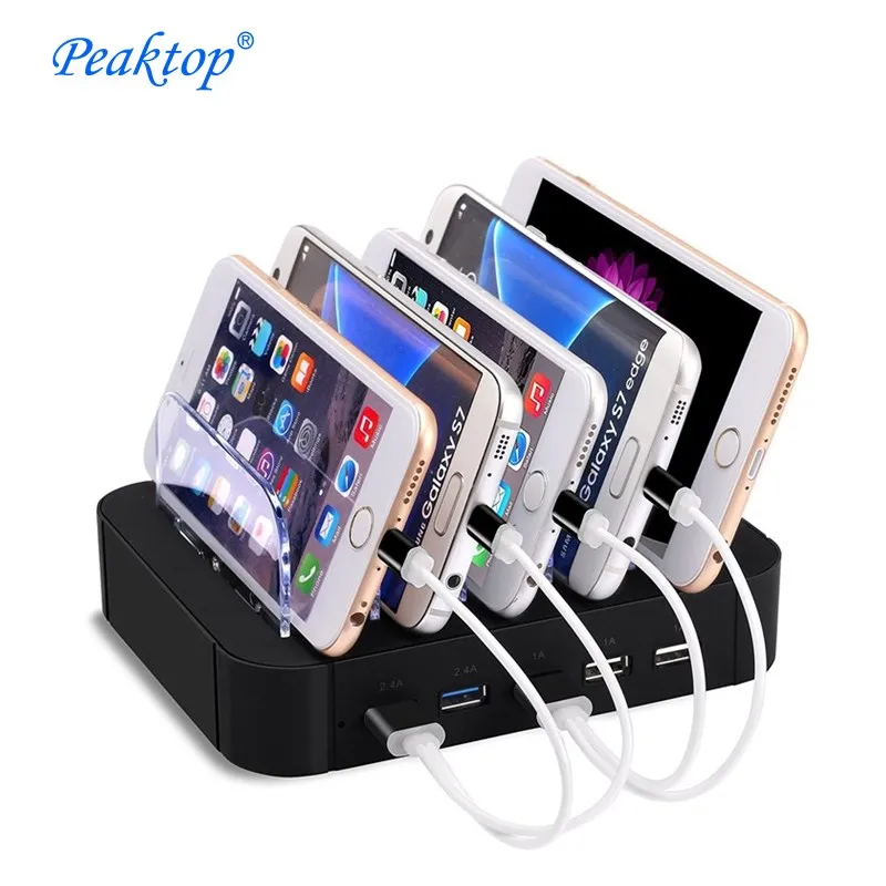 Universal 2.4A Multi 5 Ports USB Charging Station Stand Holder Detachable Desktop Charger for iPhone Huawei Mobile Phone Table
Universal 2.4A Multi 5 Ports USB Charging Station Stand Holder Detachable Desktop Charger for iPhone Huawei Mobile Phone Table