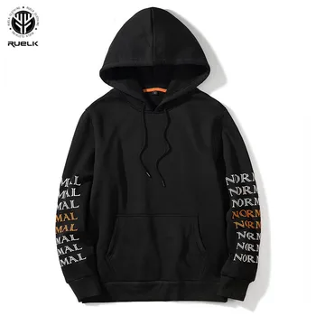 RUELK 2018 Men's Autumn New Arrival Long Sleeve Hoodie Casual Pullover Letter Print Men's Loose Hip Hop Sweatshirt Large Size
RUELK 2018 Men's Autumn New Arrival Long Sleeve Hoodie Casual Pullover Letter Print Men's Loose Hip Hop Sweatshirt Large Size