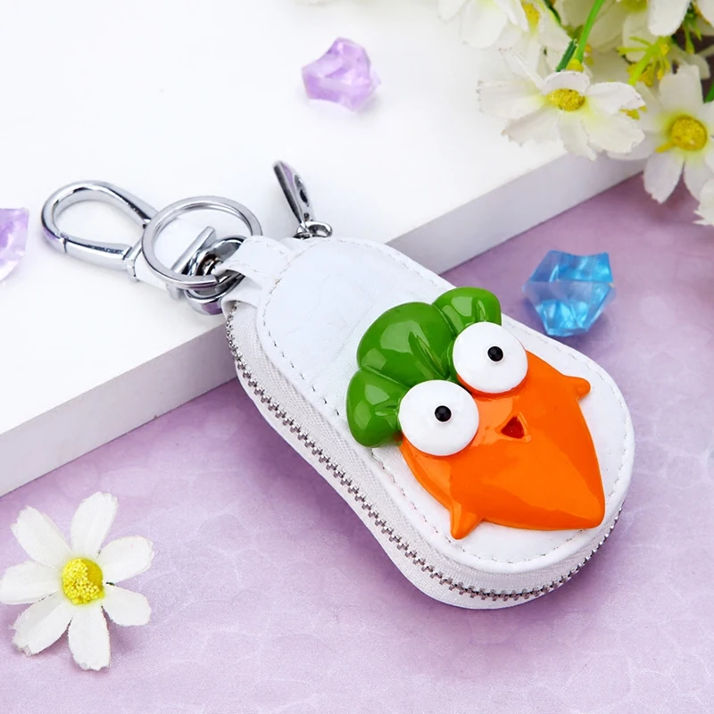 2019 Cow Leather Keychain bag Cartoon Cute Carrot Girls Key Pouch Fashion Women Key Holder Organizer Hot Men Car Key Cover Case
2019 Cow Leather Keychain bag Cartoon Cute Carrot Girls Key Pouch Fashion Women Key Holder Organizer Hot Men Car Key Cover Case