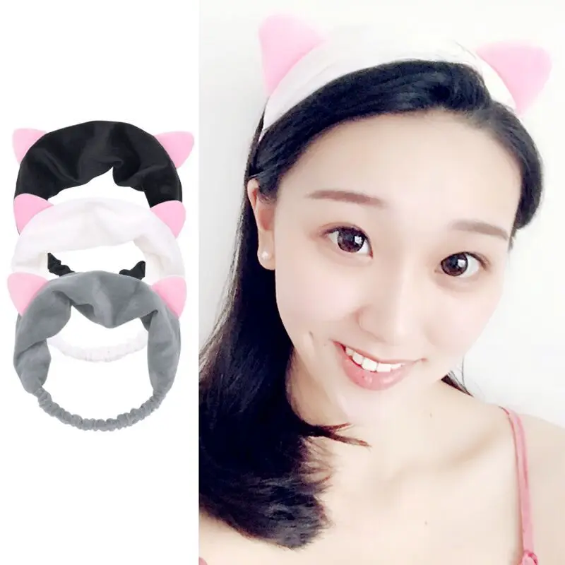 Women's Hair Band Wash Face Headband Girl Headwear Coral Fleece Hair Accessories Cat Ear Makeup Cosmetic Shower Elastic HairBand
Women's Hair Band Wash Face Headband Girl Headwear Coral Fleece Hair Accessories Cat Ear Makeup Cosmetic Shower Elastic HairBand