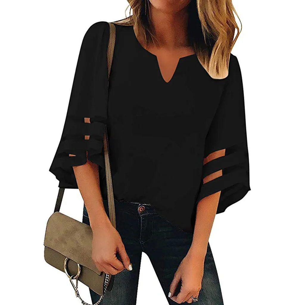 Summer Tops For Women 2019 Vintage Flare Sleeve Solid Blouses Woman 2019 Streetwear Ladies Tops Korean Fashion Clothing
Summer Tops For Women 2019 Vintage Flare Sleeve Solid Blouses Woman 2019 Streetwear Ladies Tops Korean Fashion Clothing