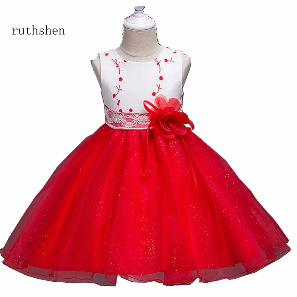 ruthshen Stunning Real Photo Embroidery Lace With Bow Flower Girl Dresses Ball Gown Sleeveless Vestidos De Comunion Sequins 2018
ruthshen Stunning Real Photo Embroidery Lace With Bow Flower Girl Dresses Ball Gown Sleeveless Vestidos De Comunion Sequins 2018