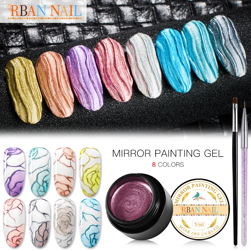 RBAN NAIL Painting Gel Varnish 8 Colors Gel Nail Polish Set Manicure Point To Line Creative DIY Pull Thread Silk Spider UV Gel
RBAN NAIL Painting Gel Varnish 8 Colors Gel Nail Polish Set Manicure Point To Line Creative DIY Pull Thread Silk Spider UV Gel