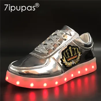 7ipupas 30-44 Embroidered stickers luminous Shoes child USB charging shoes boys&girls kids glowing sneakers fashion led shoes
7ipupas 30-44 Embroidered stickers luminous Shoes child USB charging shoes boys&girls kids glowing sneakers fashion led shoes