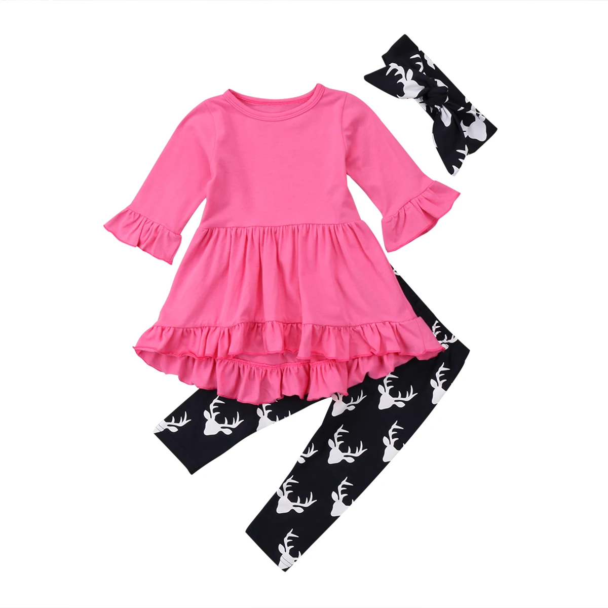 3Pcs Toddler Kids Baby Girls Long Sleeve Tops High Waist Dress Deer Long Pants Headband Outfits Clothes Set 2019
3Pcs Toddler Kids Baby Girls Long Sleeve Tops High Waist Dress Deer Long Pants Headband Outfits Clothes Set 2019