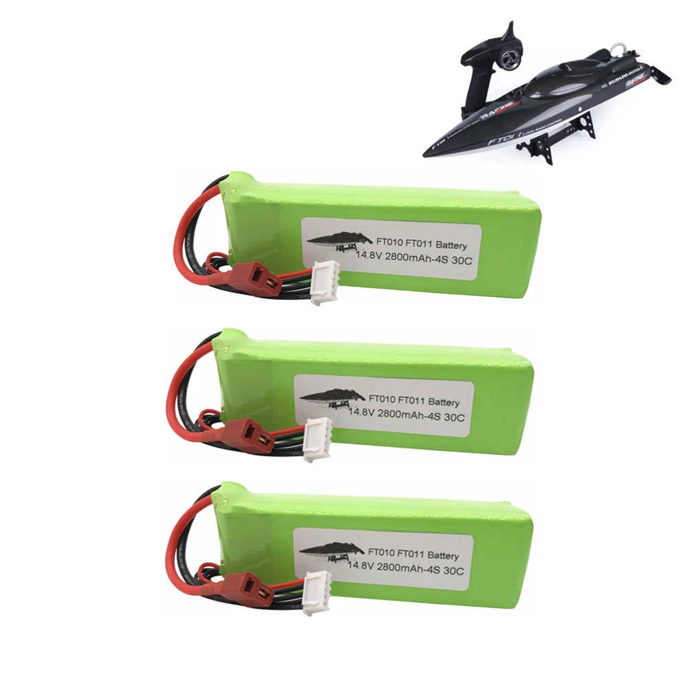 

3pcs 2800mah 14.8V BATTERY RC 4s Lipo Battery 14.8V 30C 803496-4s for FT010 FT011 RC boat RC Helicopter Airplanes Car Quadcopter