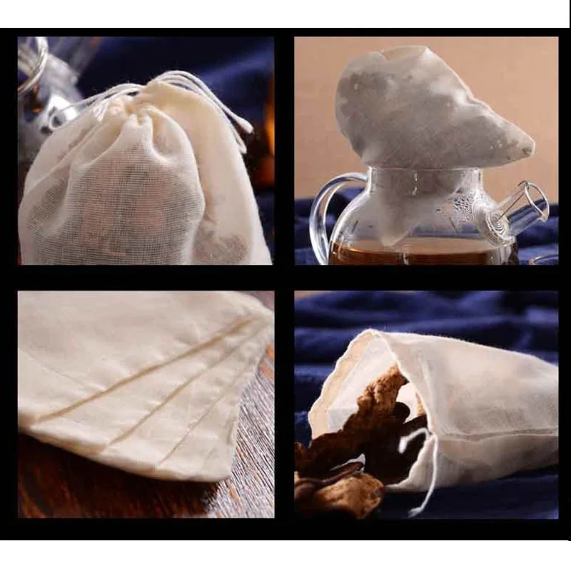 2000Pcs/Lot 2 Size Multifunctional Cotton Drawstring Strainer Reusable Chinese Medicine Filter Bag Kitchen Soup Bag Tea Bags
2000Pcs/Lot 2 Size Multifunctional Cotton Drawstring Strainer Reusable Chinese Medicine Filter Bag Kitchen Soup Bag Tea Bags