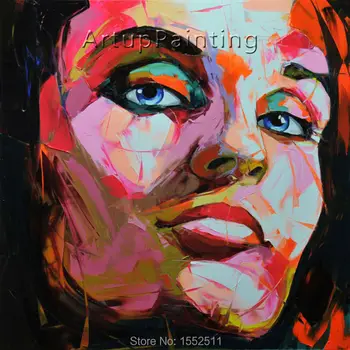 Palette knife painting portrait Palette knife Face Oil painting Impasto figure on canvas Hand painted Francoise Nielly 12-26
Palette knife painting portrait Palette knife Face Oil painting Impasto figure on canvas Hand painted Francoise Nielly 12-26