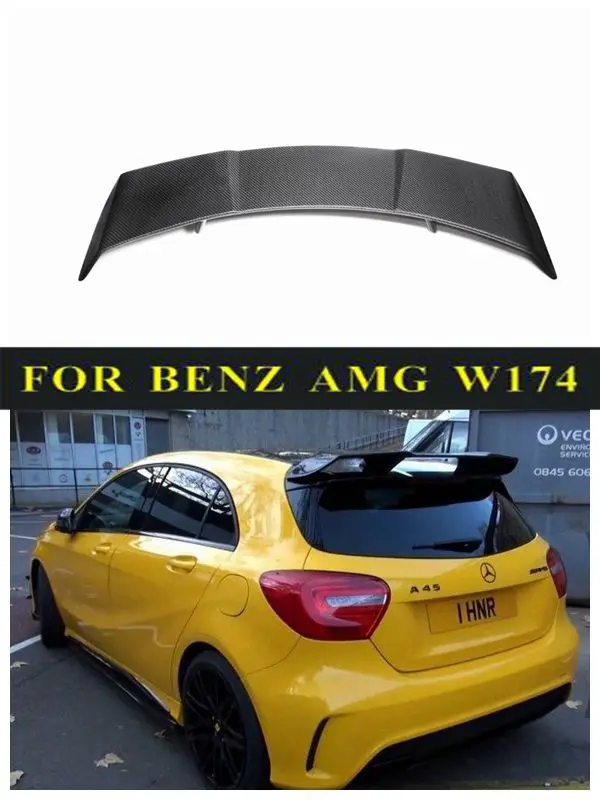 2013-2016 BRA STYLE CARBON FIBER ROOF SPOILER FOR BENZ W176 A45 AMG