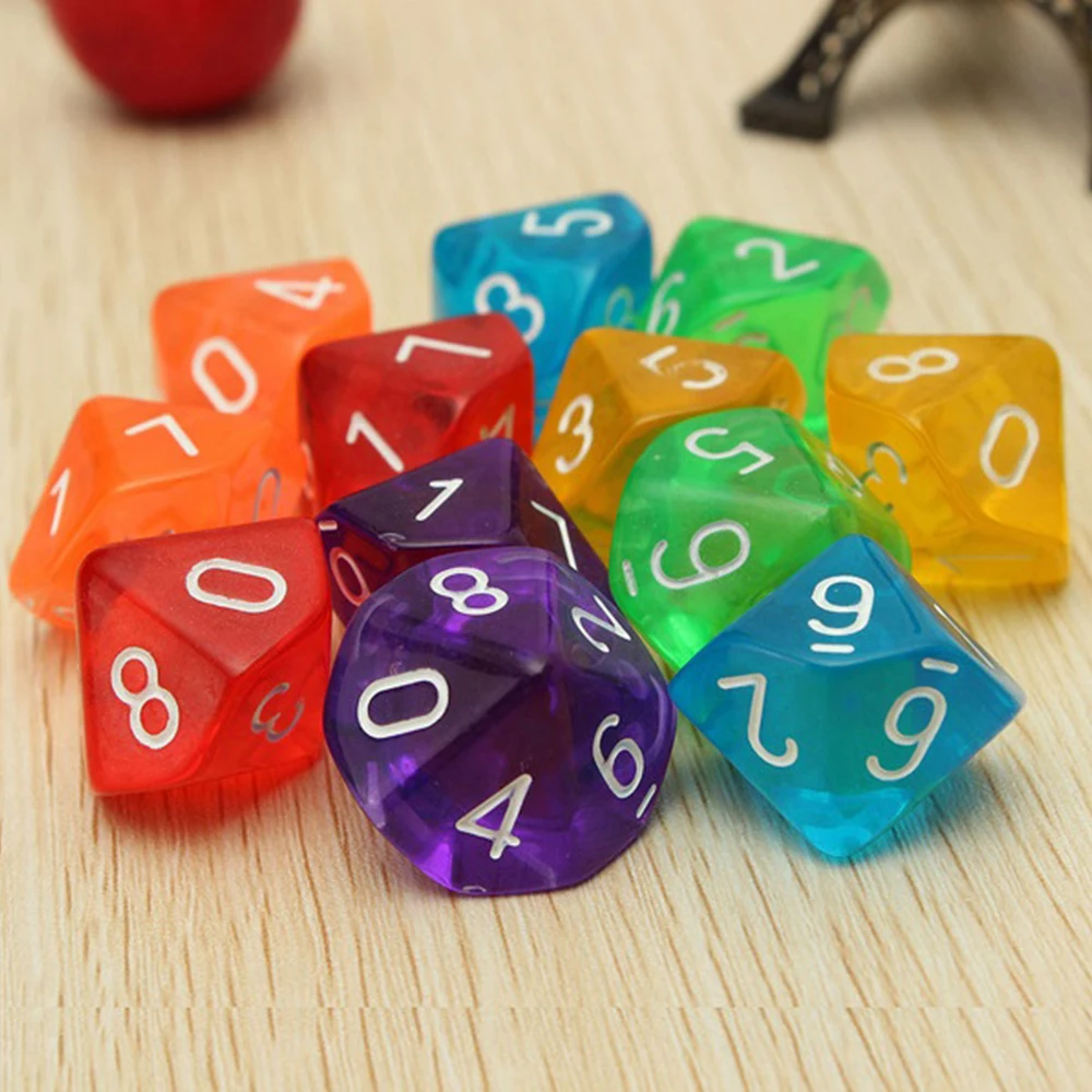 High Quality 7pc/set Transparent Dice Set D4,D6,D8,D10,D10%,D12,D20 Different Color Dragons & Dungeons Colorful Polyhedral Dice
High Quality 7pc/set Transparent Dice Set D4,D6,D8,D10,D10%,D12,D20 Different Color Dragons & Dungeons Colorful Polyhedral Dice