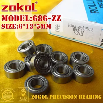 ZOKOL 686ZZ bearing 686 ZZ P5Z4 686zz Miniature Deep Groove ball bearing 6*13*5/4/3.5mm
ZOKOL 686ZZ bearing 686 ZZ P5Z4 686zz Miniature Deep Groove ball bearing 6*13*5/4/3.5mm