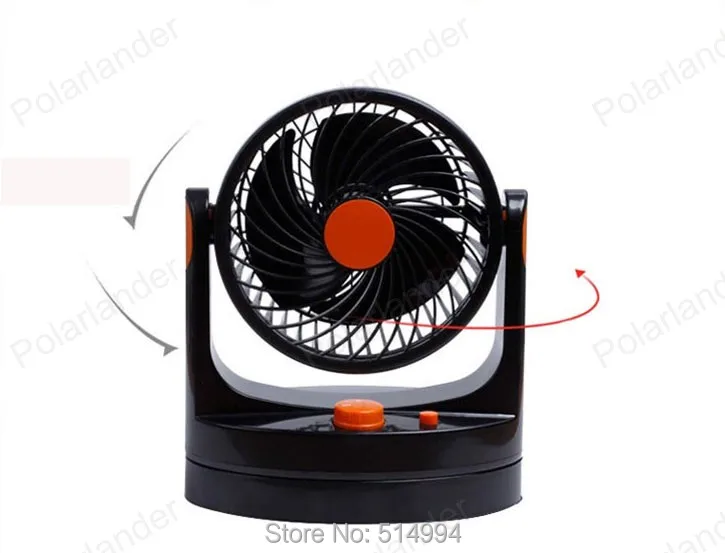 Фото New Arrival car auto cooler fan12V 360 Degree Adjustable Strong Wind Mini Electric Fan for Car Blue/Black | Автомобили и