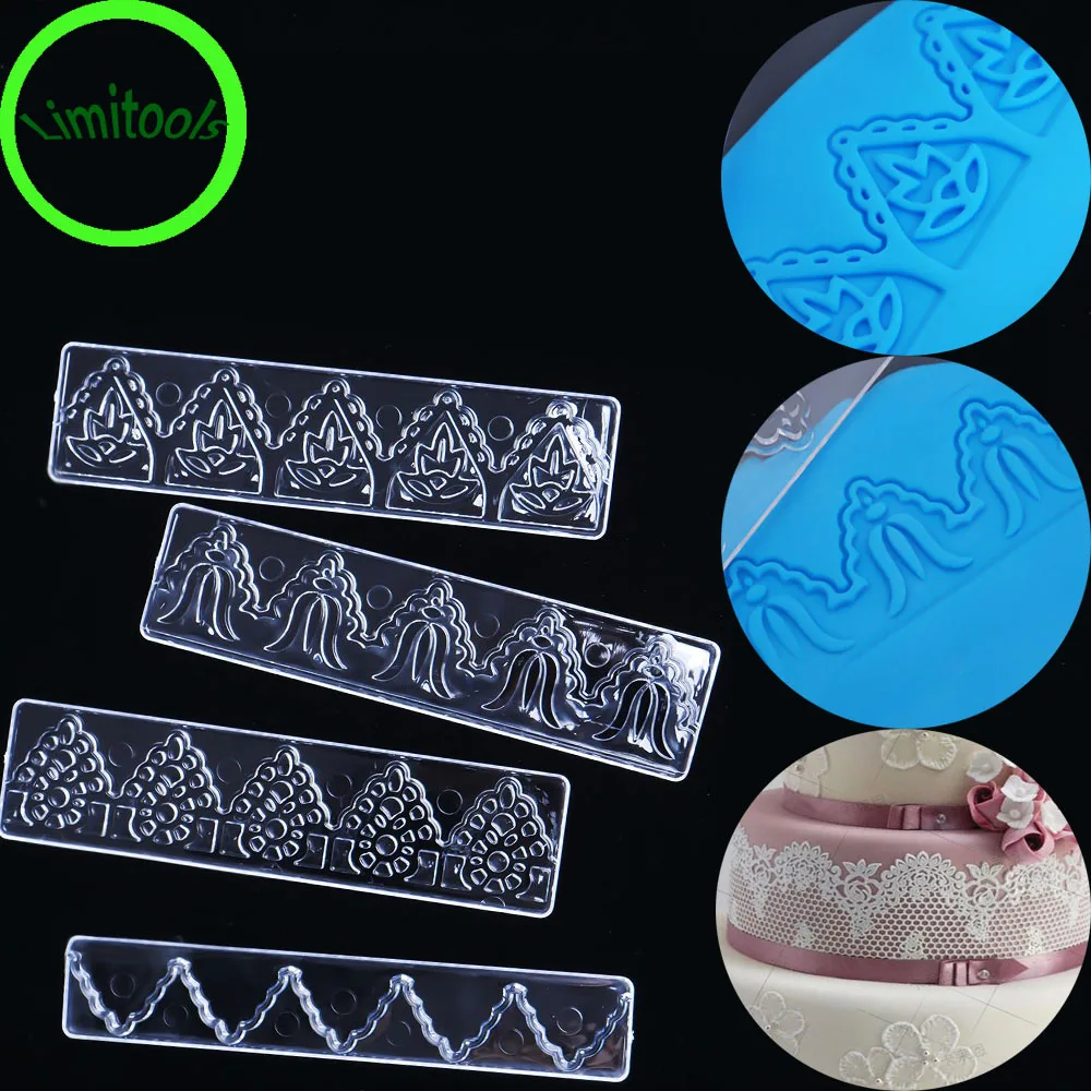 BestP New 3D Lace DIY Decorating Fondant Tools 4pcs/Set Cake Fondant Edge Frill Ribbon Embosser Sugar Modelling Cutter Mold
BestP New 3D Lace DIY Decorating Fondant Tools 4pcs/Set Cake Fondant Edge Frill Ribbon Embosser Sugar Modelling Cutter Mold