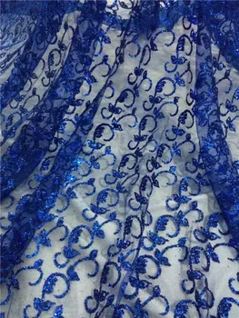 New fashion royal blue French net lace fabric nice tulle textile for sewing dress with glitter UN102(5yards/lot)
New fashion royal blue French net lace fabric nice tulle textile for sewing dress with glitter UN102(5yards/lot)