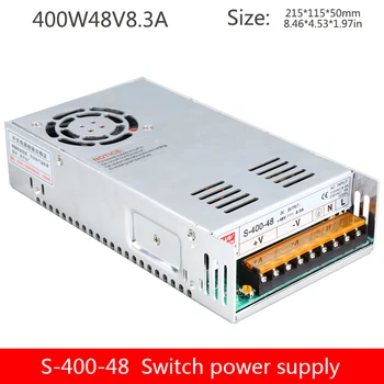 Switching power supply 48V8.3A 400W foot power industrial control single group output voltage regulator transformer S-400-48
Switching power supply 48V8.3A 400W foot power industrial control single group output voltage regulator transformer S-400-48