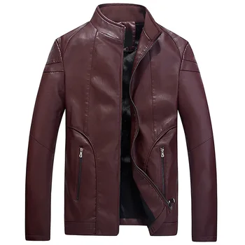 2020 men's fashion pure color leather jacket Cultivate one's morality locomotive with velvet youth leisure leather
2020 men's fashion pure color leather jacket Cultivate one's morality locomotive with velvet youth leisure leather