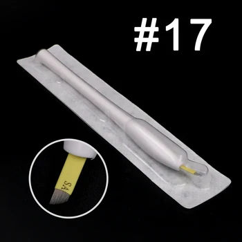 50pcs high quality #17 Permanent Makeup Microblading Disposable Pen with Needles 17 Pin Tattoo Eyebrow Microblading Hand Tools
50pcs high quality #17 Permanent Makeup Microblading Disposable Pen with Needles 17 Pin Tattoo Eyebrow Microblading Hand Tools