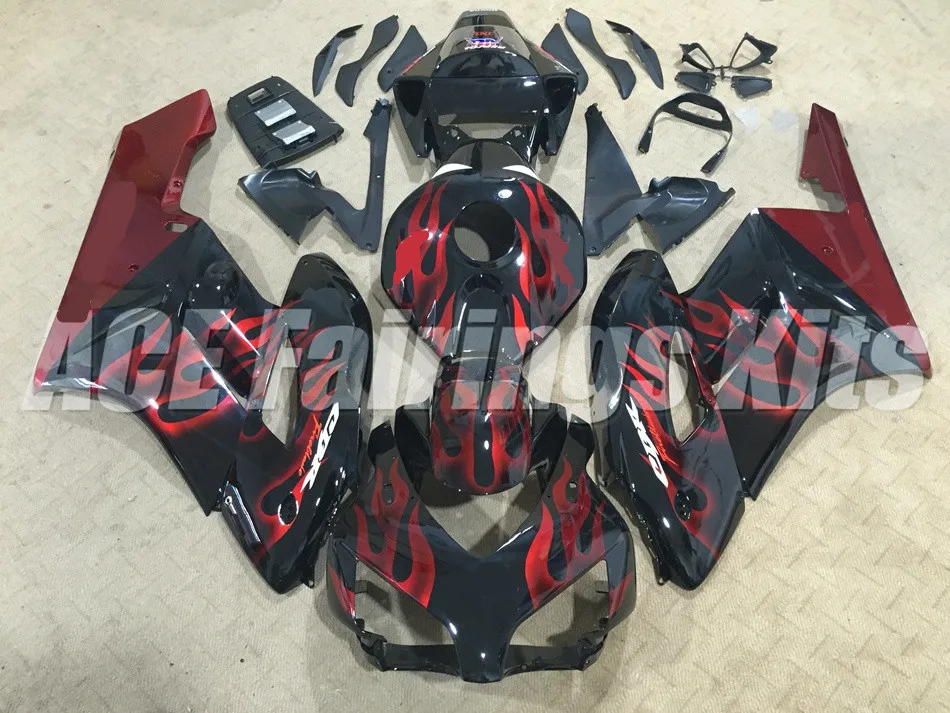 New ABS Full fairing kit 100% Fit for Honda CBR1000RR 04 05 fairings motorcycle parts CBR 1000 RR 2004 2005 black red flame
New ABS Full fairing kit 100% Fit for Honda CBR1000RR 04 05 fairings motorcycle parts CBR 1000 RR 2004 2005 black red flame