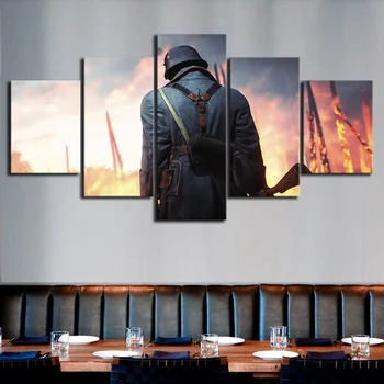5 Piece The Back View of The Soldier Pictures HD Canvas Art Battlefield Game Poster Wall Picture for Home Decor
5 Piece The Back View of The Soldier Pictures HD Canvas Art Battlefield Game Poster Wall Picture for Home Decor