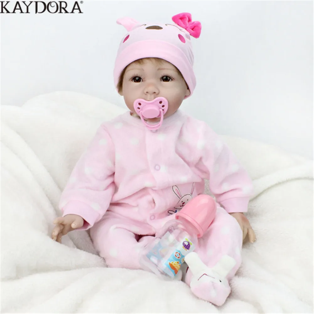 KAYDORA Reborn Vinyl Doll Baby Pink Princess Babies Silicone Girl Gift 55cm 22 inch christmas Decoration Fashion Kids
KAYDORA Reborn Vinyl Doll Baby Pink Princess Babies Silicone Girl Gift 55cm 22 inch christmas Decoration Fashion Kids