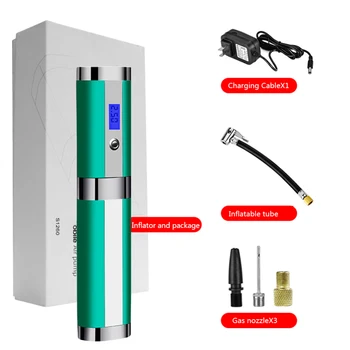 Portable 4LED 120W Electric Car Bike Inflatable Pump with LCD Display 12V Rechargeable Air Compressor Tire Inflator Pump
Portable 4LED 120W Electric Car Bike Inflatable Pump with LCD Display 12V Rechargeable Air Compressor Tire Inflator Pump