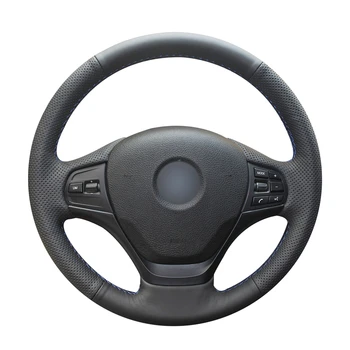 Hand-stitched Black PU Leather Black Artificial Leather Car Steering Wheel Covers Wrap for BMW F30 F31 F34 F20 F21 F22 F23
Hand-stitched Black PU Leather Black Artificial Leather Car Steering Wheel Covers Wrap for BMW F30 F31 F34 F20 F21 F22 F23
