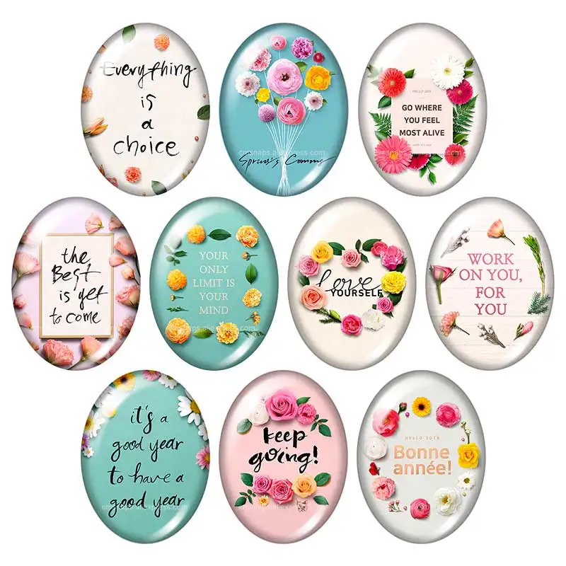 Beauty Flowers Words motto 13x18mm/18x25mm/30x40mm mixed Oval photo glass cabochon demo flat back Jewelry findings TB0194
Beauty Flowers Words motto 13x18mm/18x25mm/30x40mm mixed Oval photo glass cabochon demo flat back Jewelry findings TB0194
