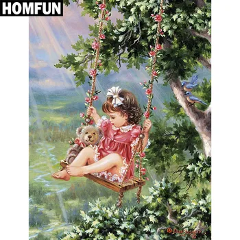 HOMFUN Full Square/Round Drill 5D DIY Diamond Painting "Swing girl" Embroidery Cross Stitch 5D Home Decor Gift A06369
HOMFUN Full Square/Round Drill 5D DIY Diamond Painting "Swing girl" Embroidery Cross Stitch 5D Home Decor Gift A06369