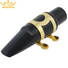 Saxofone Tenor Sax Bocal Bocal Set com Cap + Clipe + Cana + 2 x Pad Dentes(China)