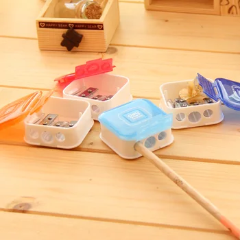 3 holes square pencil sharpener student stationery for Make Up Eyeliner pen Office&School Supplies Free shipping
3 holes square pencil sharpener student stationery for Make Up Eyeliner pen Office&School Supplies Free shipping