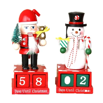 Christmas Decorations Nutcracker Puppet Advent Calendars Ornaments Wooden Snowman Toy Countdown Calendars New Year Date Reminder
Christmas Decorations Nutcracker Puppet Advent Calendars Ornaments Wooden Snowman Toy Countdown Calendars New Year Date Reminder