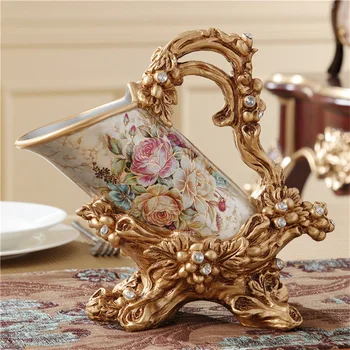 Retro Creative Europe Style Luxury Flower Wine Bottle Rack Holder Gold Resin Wine Stand Accessories Living Room Home Bar
Retro Creative Europe Style Luxury Flower Wine Bottle Rack Holder Gold Resin Wine Stand Accessories Living Room Home Bar