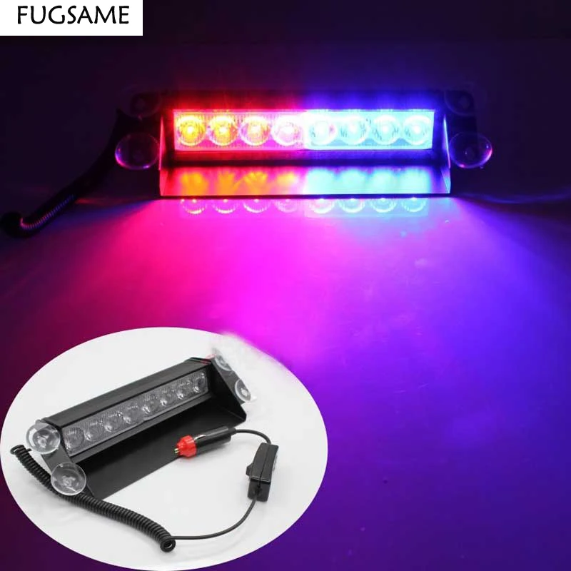 FUGSAME Car 8 LED Strobe Flash Warning EMS Police Light Flashing Firemen Fog 8LED High Power Red Green Blue Amber White
FUGSAME Car 8 LED Strobe Flash Warning EMS Police Light Flashing Firemen Fog 8LED High Power Red Green Blue Amber White