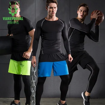 Vansydical sporting tracksuit mens quick dry compression Shirt Leggings Shorts men three pieces tracksuits homme survetement
Vansydical sporting tracksuit mens quick dry compression Shirt Leggings Shorts men three pieces tracksuits homme survetement