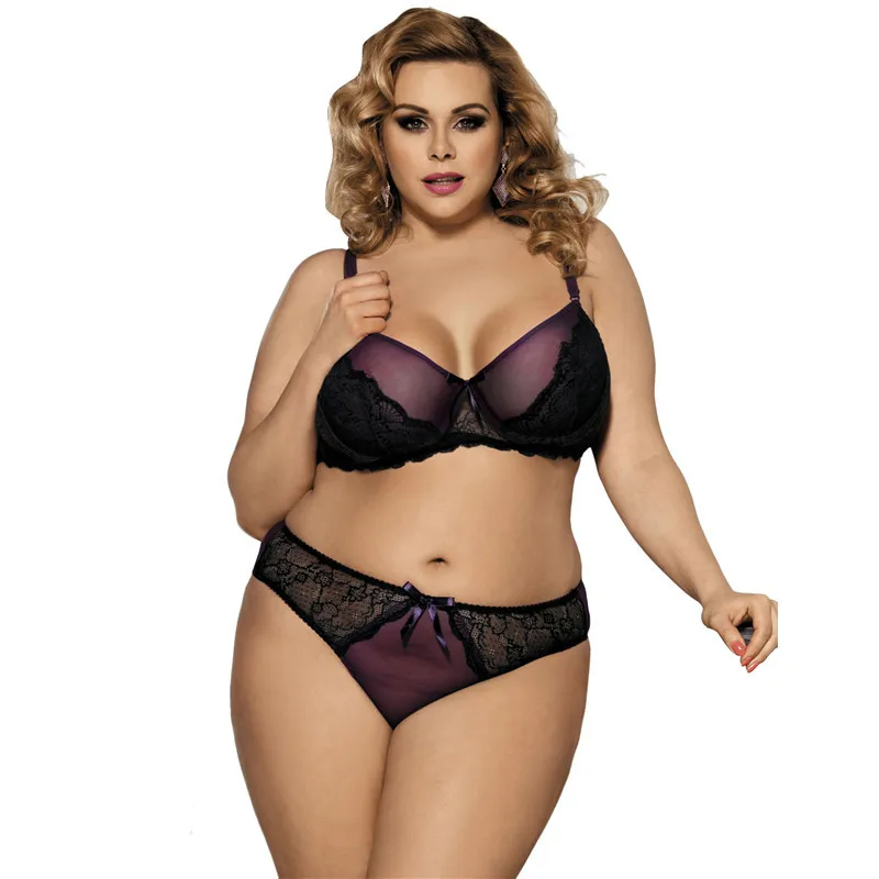 Sexy Transparent Sexy Bra And Panty Sets Plus Size Unlined Underwire Lace Woman Underwear Sexy Set Women Lingerie R80273
Sexy Transparent Sexy Bra And Panty Sets Plus Size Unlined Underwire Lace Woman Underwear Sexy Set Women Lingerie R80273