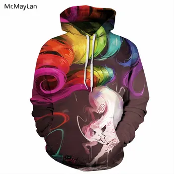 Animal Nine-tailed Fox Print 3D Hoodies with Cap Men Women Long Sleeve Pullover Sweatshirt Hooded Hoody Tops Baseball Clothes
Animal Nine-tailed Fox Print 3D Hoodies with Cap Men Women Long Sleeve Pullover Sweatshirt Hooded Hoody Tops Baseball Clothes