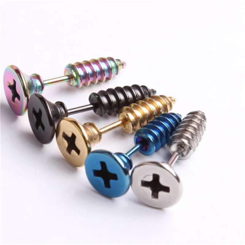 Julie Wang 1 pairs Sexy Women Girls Lovely Drop Earrings Black Blue Silver Gold Screw Shape Stup Earring Accessory 2017
Julie Wang 1 pairs Sexy Women Girls Lovely Drop Earrings Black Blue Silver Gold Screw Shape Stup Earring Accessory 2017