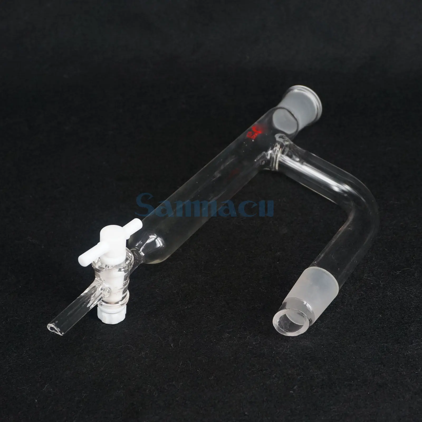 

19/26 24/29 29/32 Joint Lab Borosilicate Glass Oil Water Decantor Separator PTFE Stopper Distillation