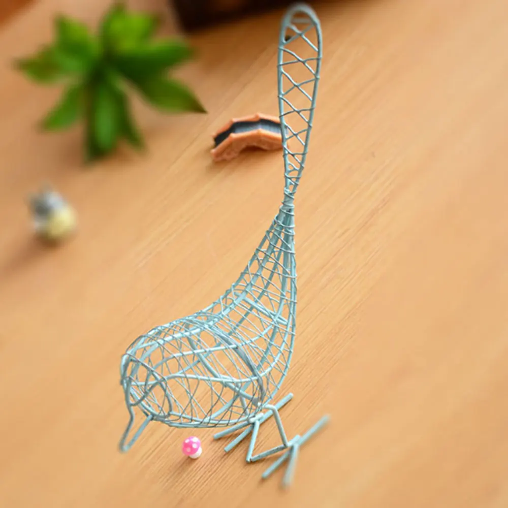 Home Decor Model Craft Metal Alloy 23*6*20CM Decoration Artificial Ornament Beautiful Gift Iron Wire Bird White/Black/Blue
Home Decor Model Craft Metal Alloy 23*6*20CM Decoration Artificial Ornament Beautiful Gift Iron Wire Bird White/Black/Blue