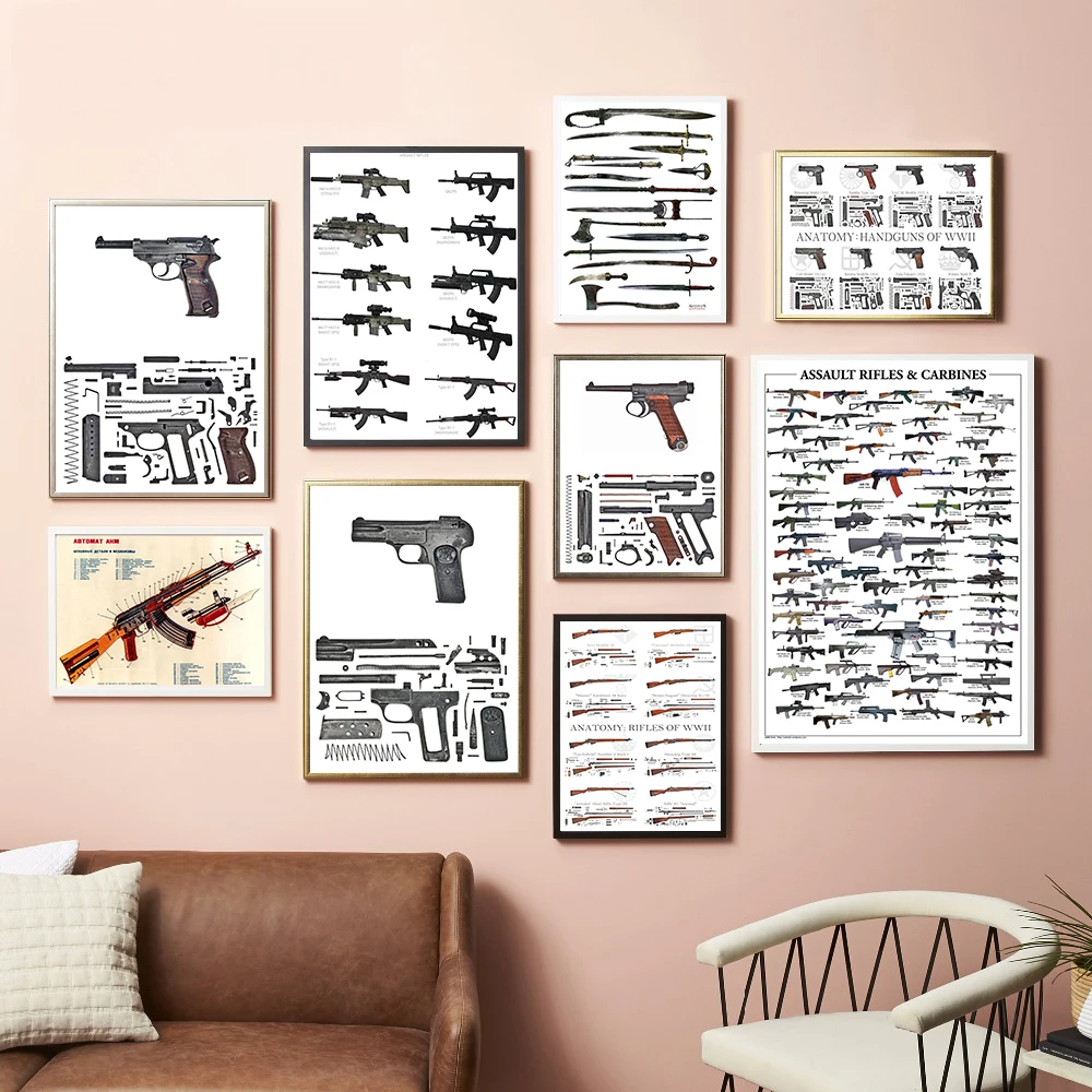 High definition printing World Famous Gun Posters Military Fans White cardboard Poster Decorative Painting Wall Sticker No frame
High definition printing World Famous Gun Posters Military Fans White cardboard Poster Decorative Painting Wall Sticker No frame