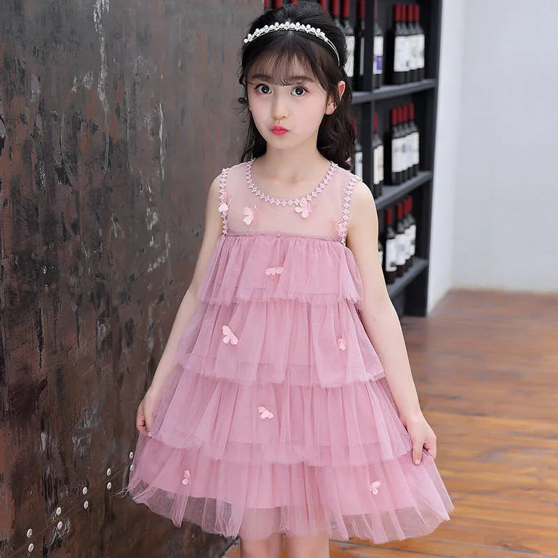 2019 New Fashion Teenage Girl Mesh Layered Princess Dress Kids Summer Sleeveless Dresses For Girls Baby Girl Clothes Vestido T17
2019 New Fashion Teenage Girl Mesh Layered Princess Dress Kids Summer Sleeveless Dresses For Girls Baby Girl Clothes Vestido T17