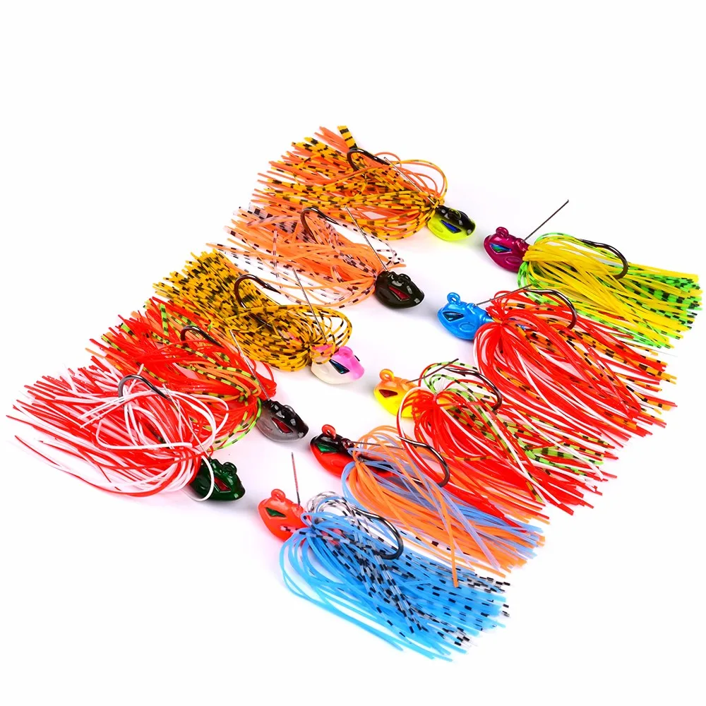 1PC Fluff Bait Lead Head Jigs Buzzbaits Spinner Fishing Lures Rotating Sequins Beard Tail Bass Baits with Hooks Fishing Tackle
1PC Fluff Bait Lead Head Jigs Buzzbaits Spinner Fishing Lures Rotating Sequins Beard Tail Bass Baits with Hooks Fishing Tackle