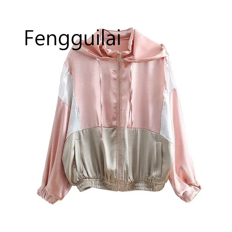 WOMAN 3 Colors Patchwork Hooded Zip-Up Fashion sport Women Activewear Hoodies Zipper Casual Ladies Hooded Joggers Tops
WOMAN 3 Colors Patchwork Hooded Zip-Up Fashion sport Women Activewear Hoodies Zipper Casual Ladies Hooded Joggers Tops