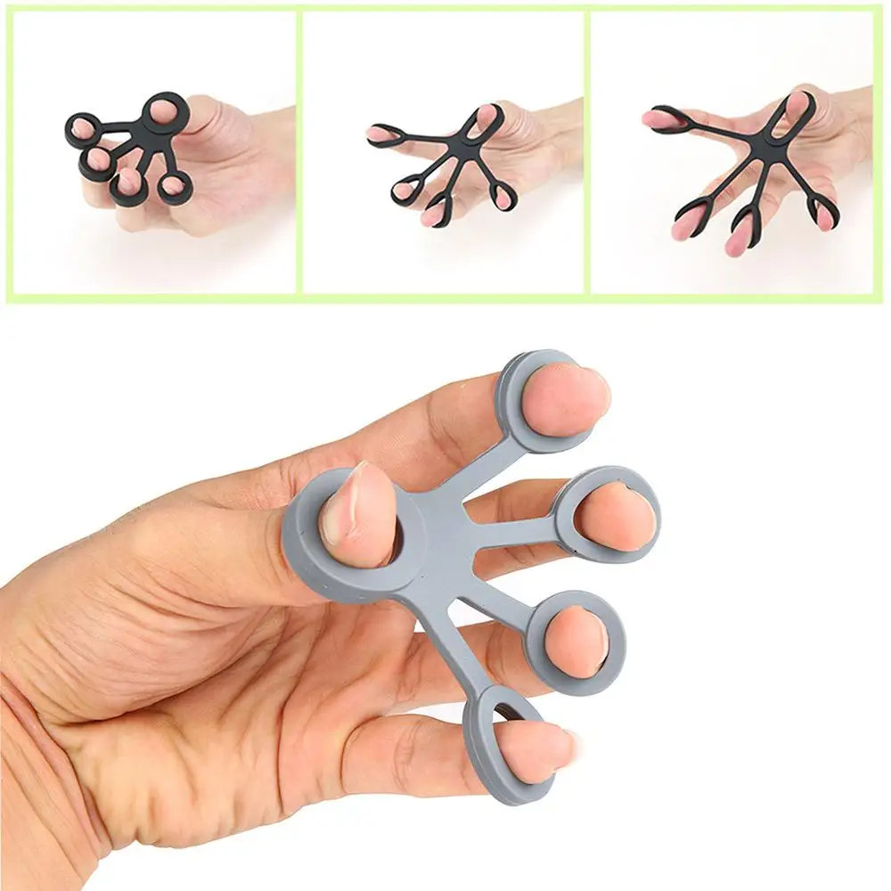 2Pcs/Set Silicone Finger Gripper Strength Trainer Fitness Tool Set Hand Strengthener Finger Stretcher
2Pcs/Set Silicone Finger Gripper Strength Trainer Fitness Tool Set Hand Strengthener Finger Stretcher