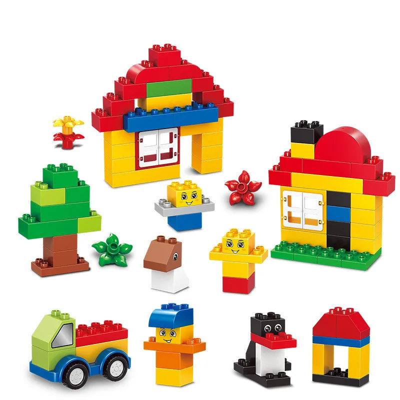 100pcs Classic Large Baby Building Blocks Set Flower Window Car Basic Bricks Parts Compatible with Duploe
100pcs Classic Large Baby Building Blocks Set Flower Window Car Basic Bricks Parts Compatible with Duploe