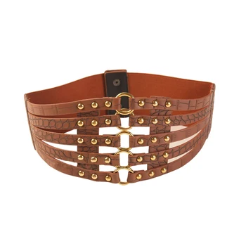 15PCS/LOT SINGYOU Casual Wide Belt for Women Fashion Rivet PU Leather Belt All-match Vintage Metal Ring Female Cummerbunds
15PCS/LOT SINGYOU Casual Wide Belt for Women Fashion Rivet PU Leather Belt All-match Vintage Metal Ring Female Cummerbunds
