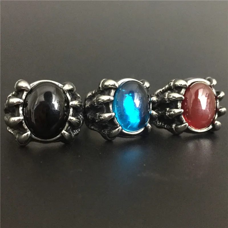 3pcs/lot New Design 3 Color Huge Stone Ring 316L Stainless Steel Top Qulaity Dragon Claw Band Party Ring
3pcs/lot New Design 3 Color Huge Stone Ring 316L Stainless Steel Top Qulaity Dragon Claw Band Party Ring