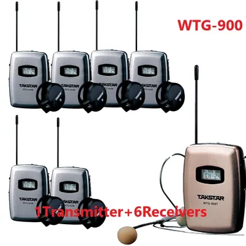 Takstar WTG-900 / WTG 900 6 Receivers wireless digital intercom guide system for travelling meeting synchronous translation
Takstar WTG-900 / WTG 900 6 Receivers wireless digital intercom guide system for travelling meeting synchronous translation